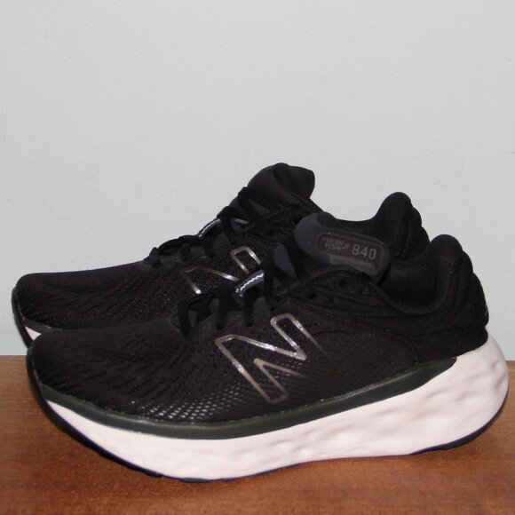 New Balance Fresh Foam X 840 v1 Running Shoes Mens 7.5 D Black White main image 4